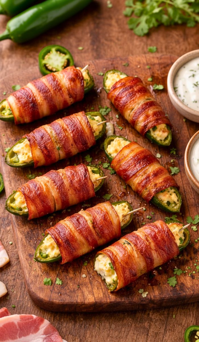 Bacon Wrapped Jalapeno Poppers Recipe