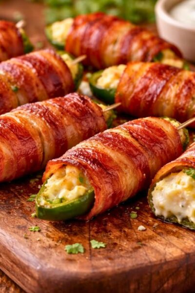 Bacon Wrapped Jalapeno Poppers Recipe