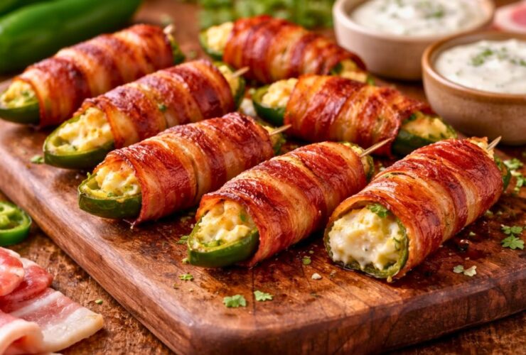 Bacon Wrapped Jalapeno Poppers Recipe