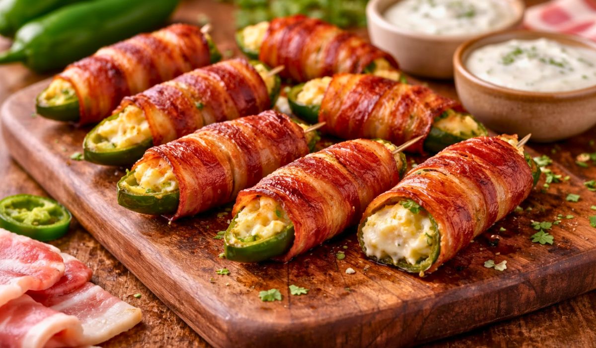 Bacon Wrapped Jalapeno Poppers Recipe