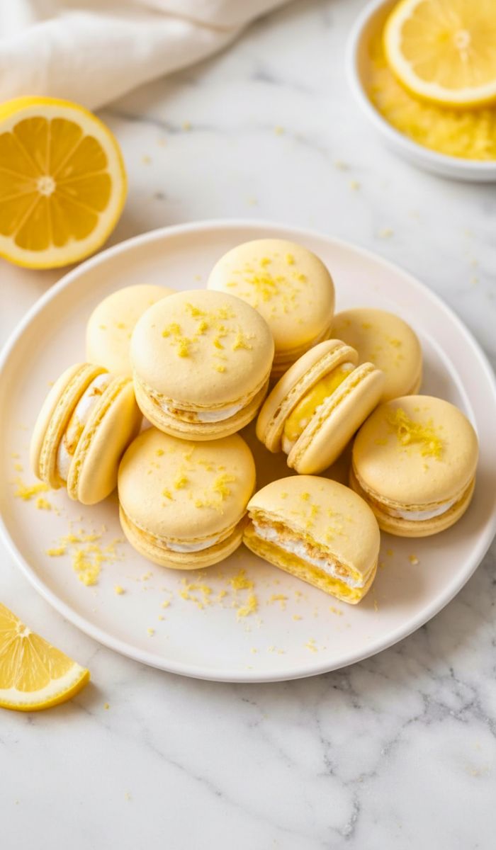 Citrus Lemon Meringue Pie Macarons Recipe
