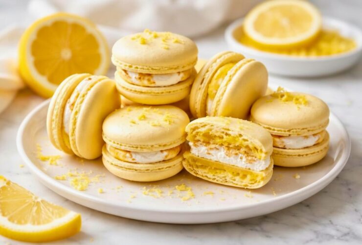 Citrus Lemon Meringue Pie Macarons Recipe