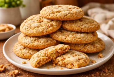 Crinkly Crackly Butter Toffee Sugar Cookies Recipe