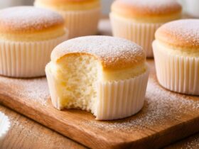 Fluffy Japanese Cotton Cheesecake Cupcakes Recipe