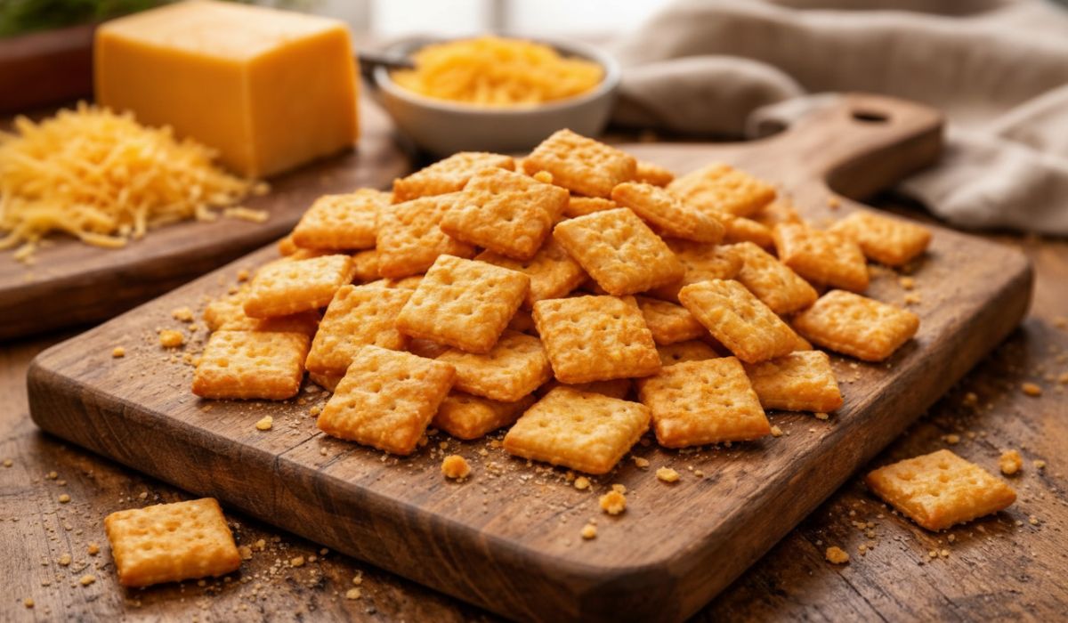 Homemade Cheddar Crackers Recipe