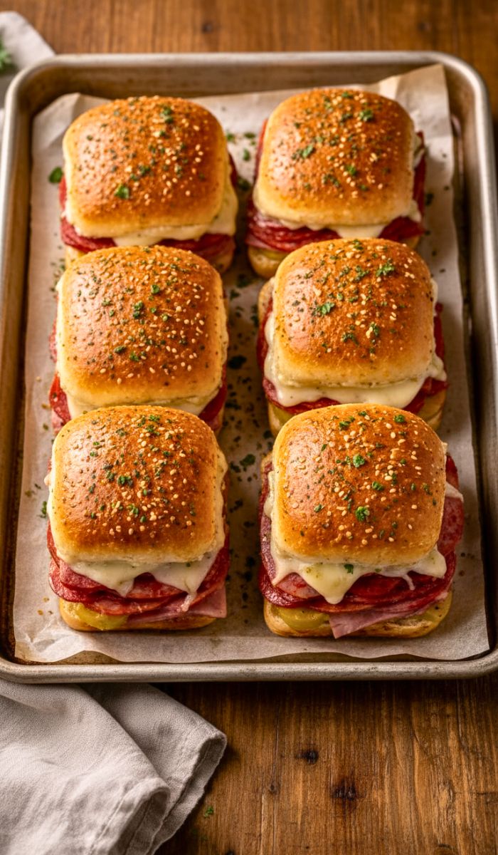Hot Italian Sub Sliders Recipe