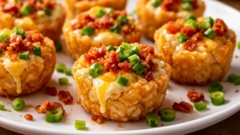Jalapeño Popper Tater Tot Cups Recipe
