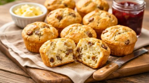 Mini Irish Soda Bread Muffins Recipe