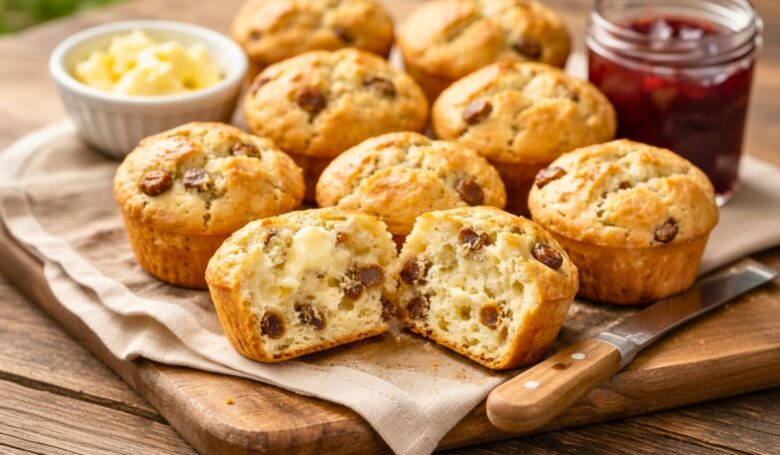 Mini Irish Soda Bread Muffins Recipe