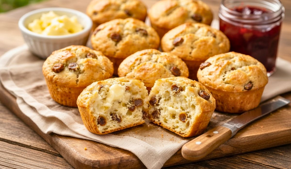 Mini Irish Soda Bread Muffins Recipe