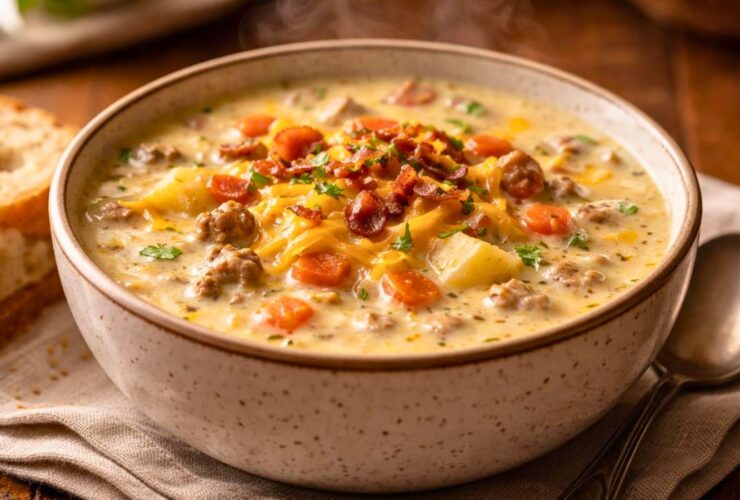 Pioneer Woman Cheeseburger Soup Recipe