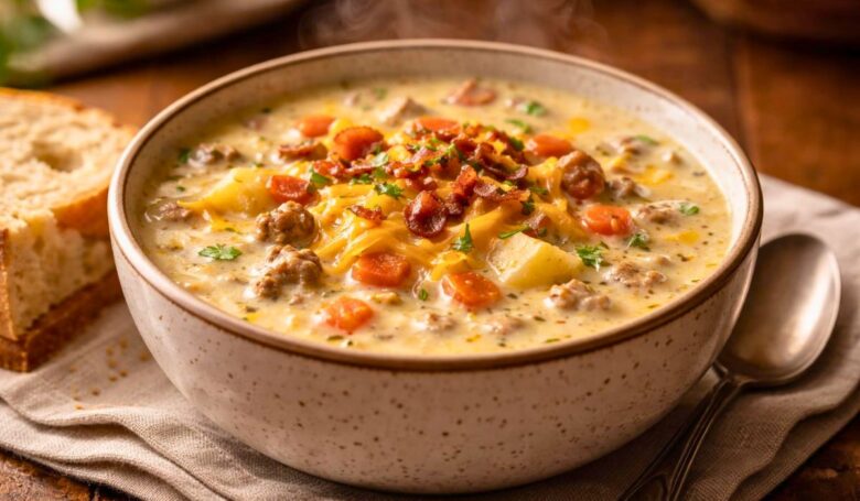 Pioneer Woman Cheeseburger Soup Recipe