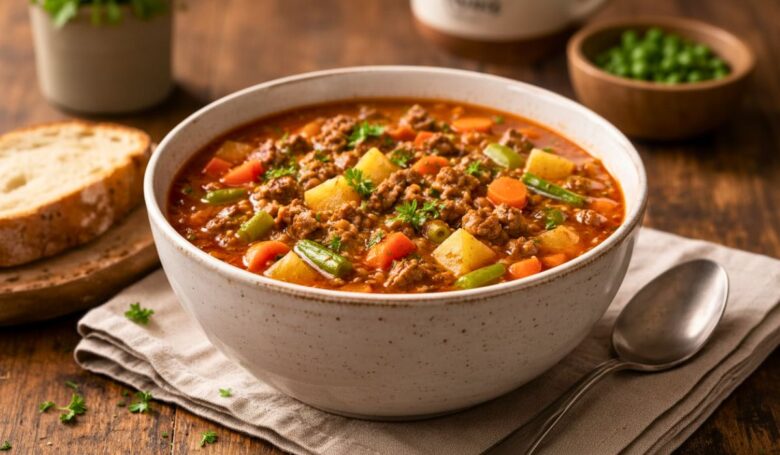 Pioneer Woman Hamburger Soup Recipe