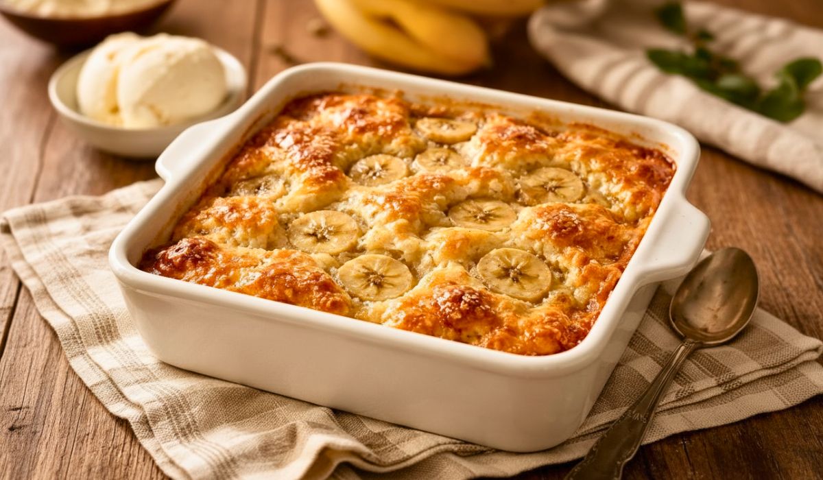 Southern Banana Cobbler Recipe