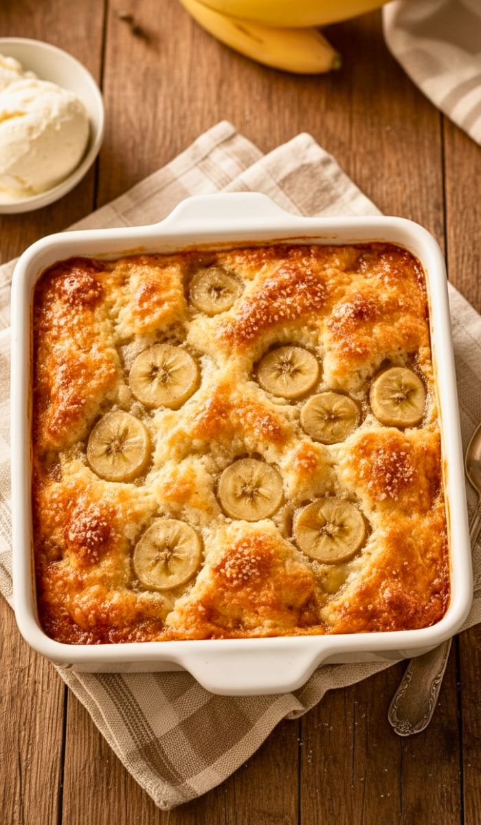 Southern Banana Cobbler Recipe