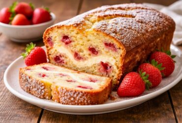 Strawberry Cream Cheese Pound Cake Recipe