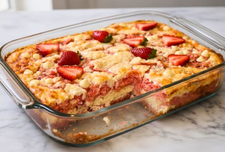 Strawberry Earthquake Cake Recipe