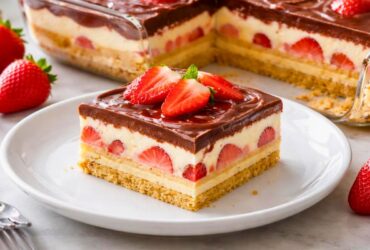 Strawberry Eclair Cake Recipe