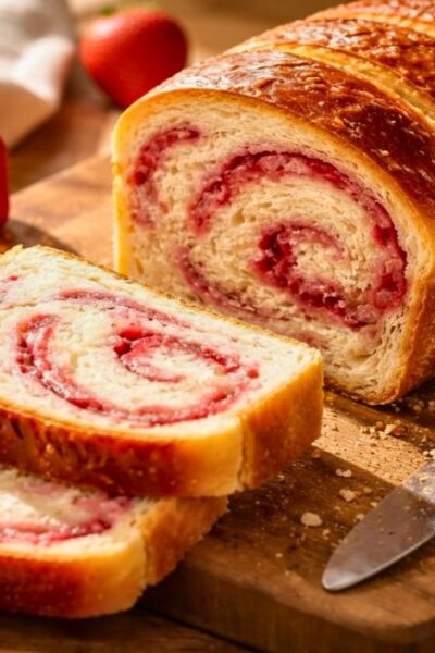 Strawberry Swirl Loaf Recipe