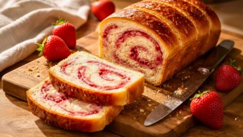 Strawberry Swirl Loaf Recipe