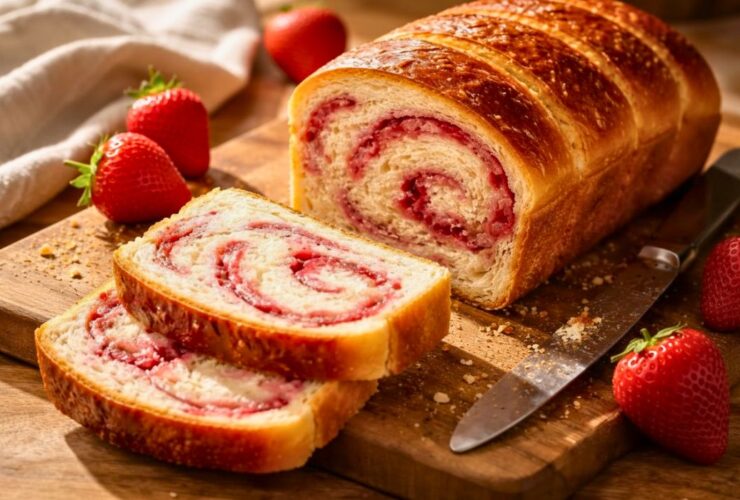 Strawberry Swirl Loaf Recipe