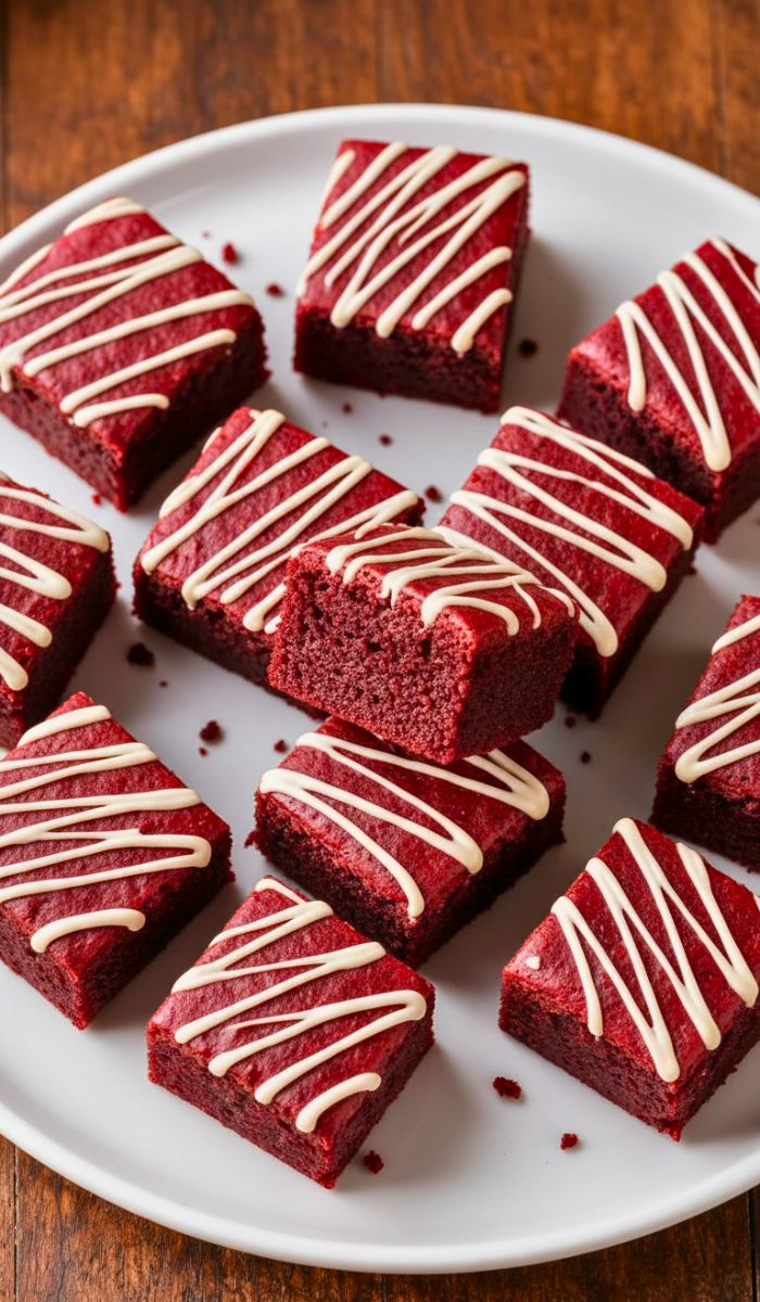 Sweet Red Velvet Brownie Bites Recipe