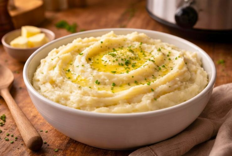 The Best Crockpot Mashed Potatoes Recipe