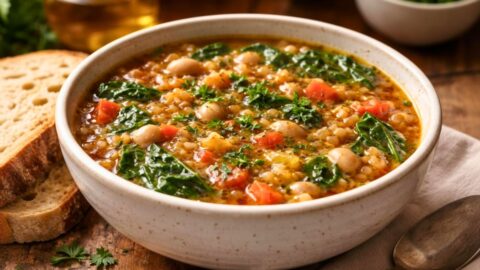 Tuscan Farro Soup Recipe