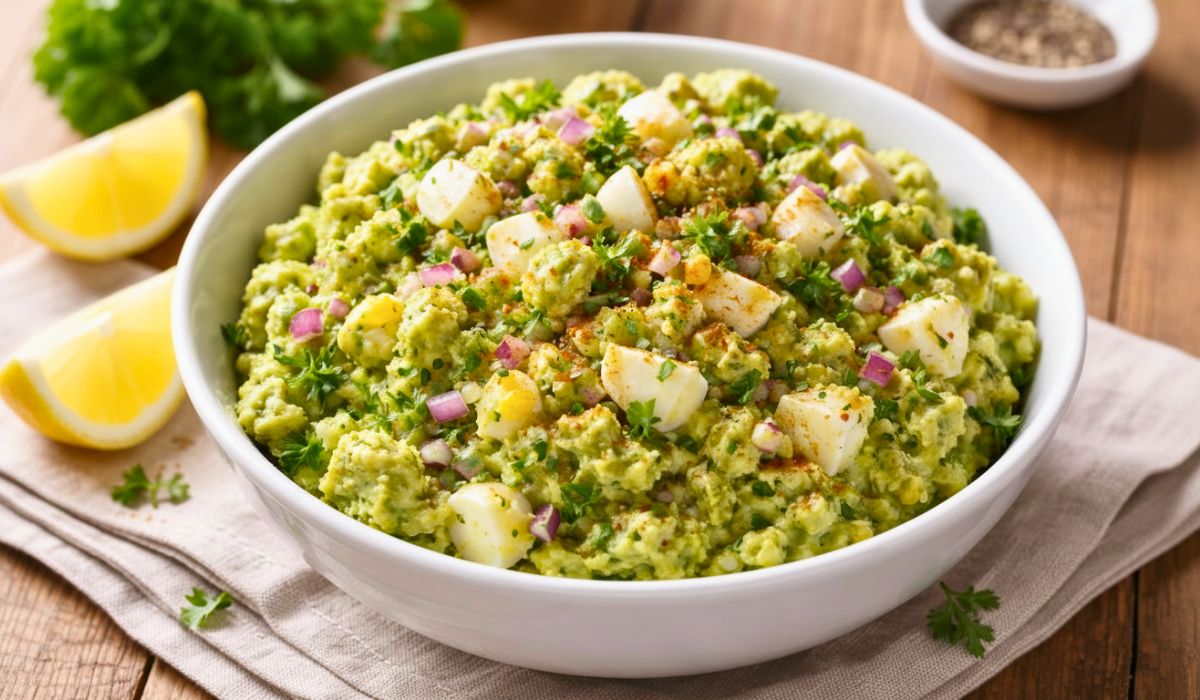 Zesty Avocado Egg Salad Recipe