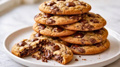 Stack of Chocolate Chip Cookies Recipe