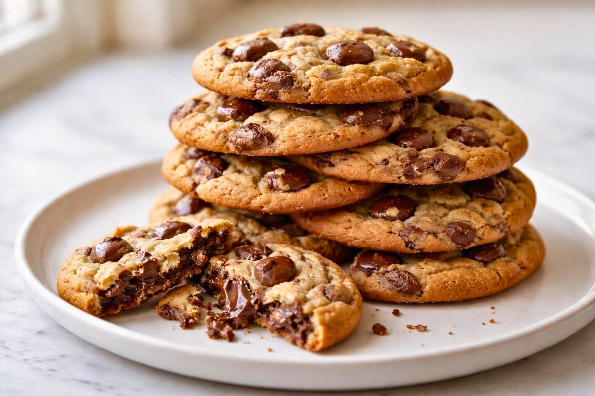 Stack of Chocolate Chip Cookies Recipe