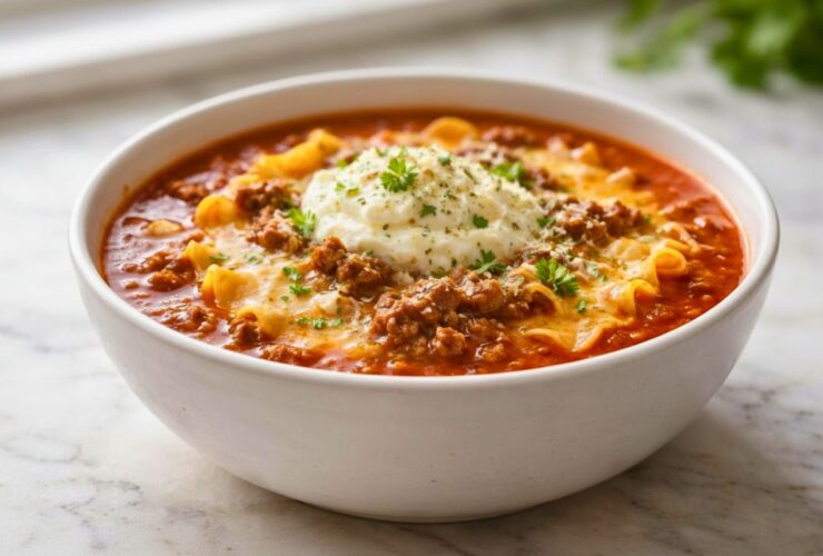 Crockpot Lasagna Soup Recipe
