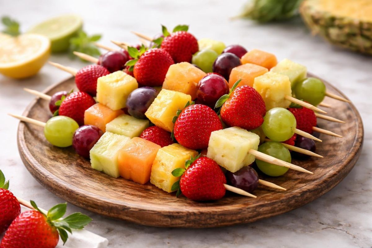 Fresh Fruit Skewers Recipe