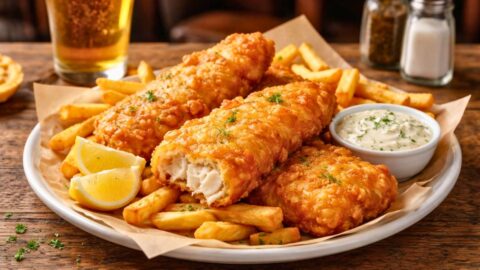 Get Pub Style Crispy Beer Battered Fish Recipe