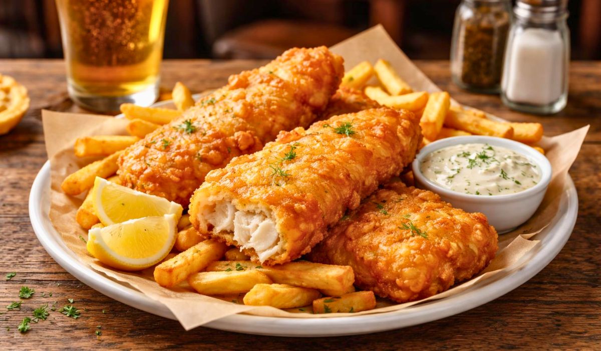 Get Pub Style Crispy Beer Battered Fish Recipe