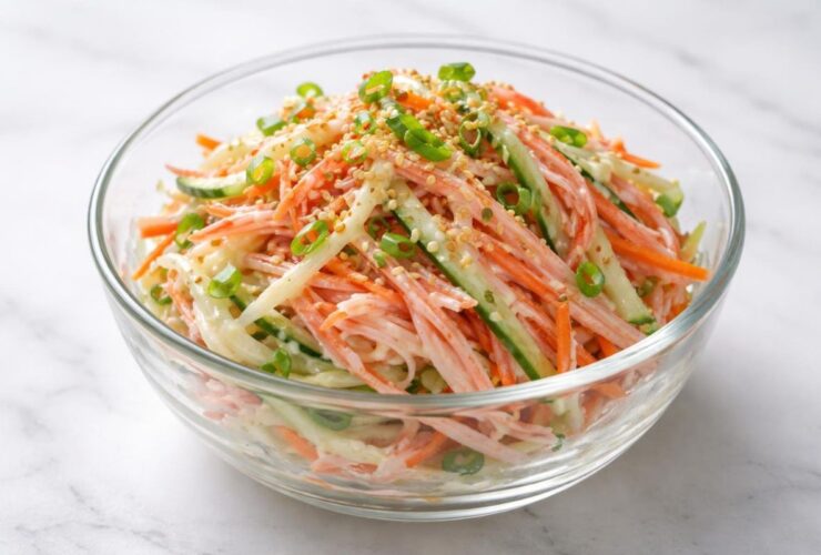 Japanese Kani Side Salad Recipe