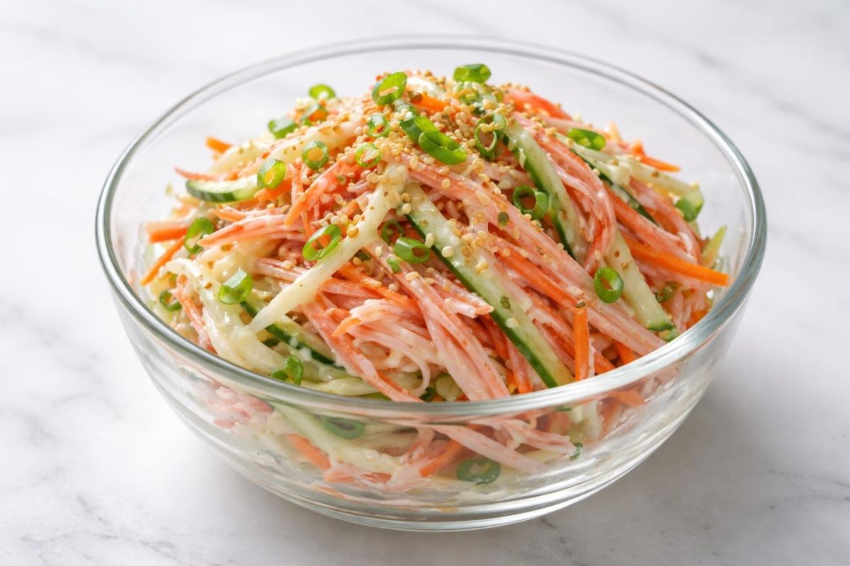 Japanese Kani Side Salad Recipe