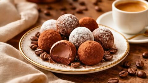 Mocha Espresso Truffle Balls Recipe