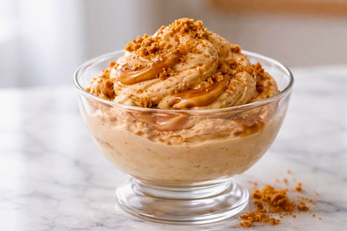 Ninja Creami Biscoff Cookie Butter Protein Ice Cream Recipe