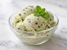 Ninja Creami Mint Chocolate Chip Protein Ice Cream Recipe