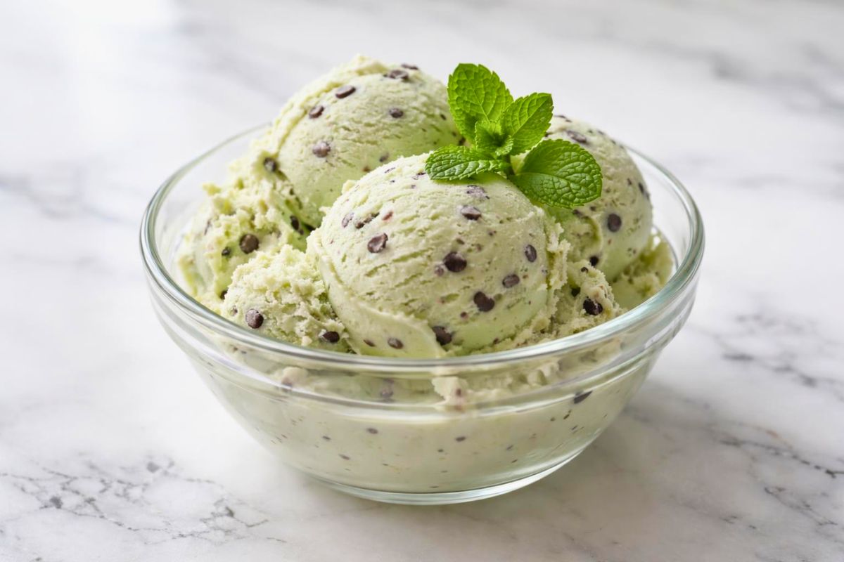 Ninja Creami Mint Chocolate Chip Protein Ice Cream Recipe