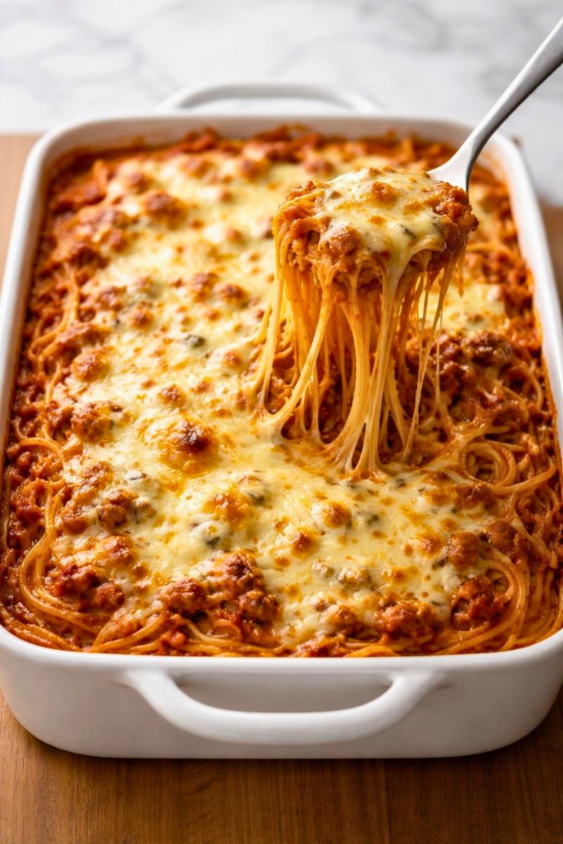 Paula Deen Baked Spaghetti Recipe