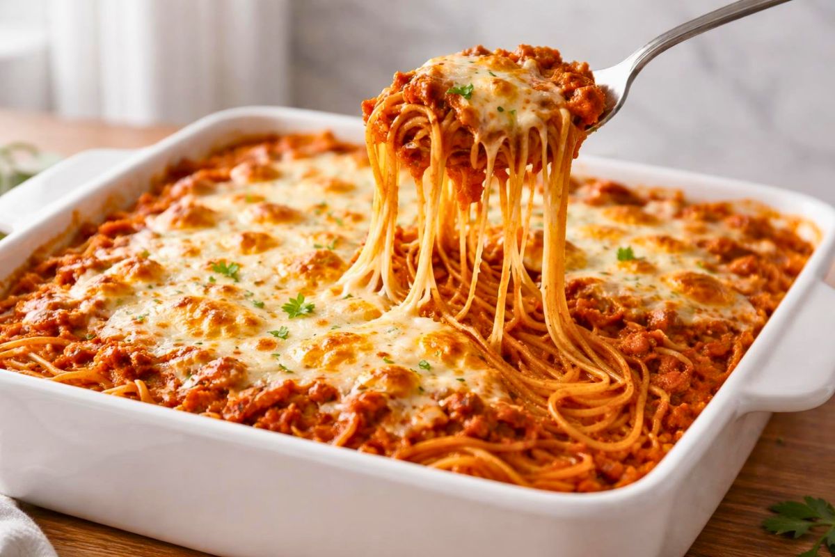 Paula Deen Baked Spaghetti Recipe