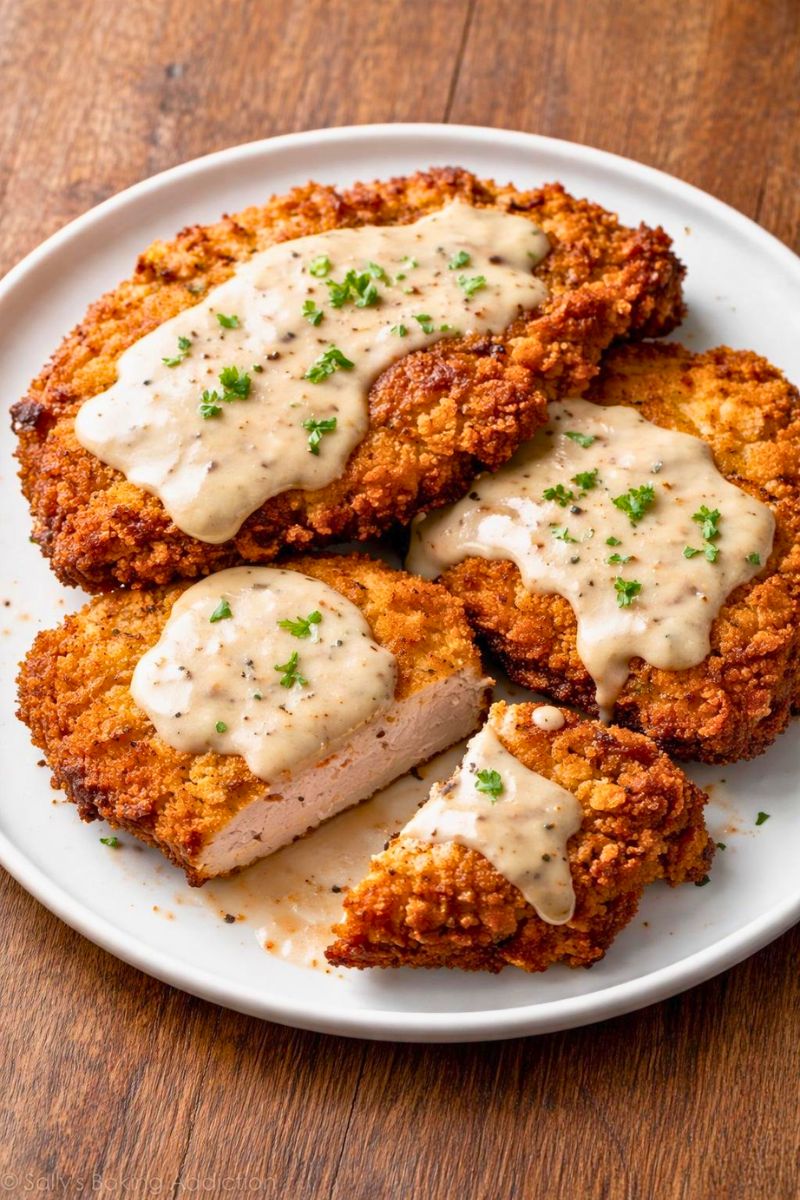 Paula Deen Chicken Fried Pork Chops Recipe