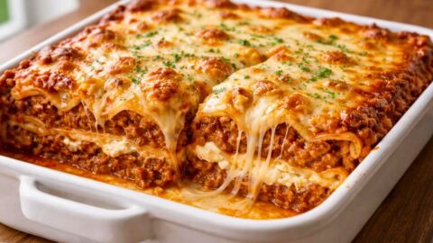 Paula Deen Lots of Meat Lasagna Recipe