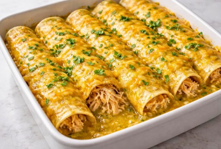 Pioneer Woman Green Chile Chicken Enchiladas Recipe