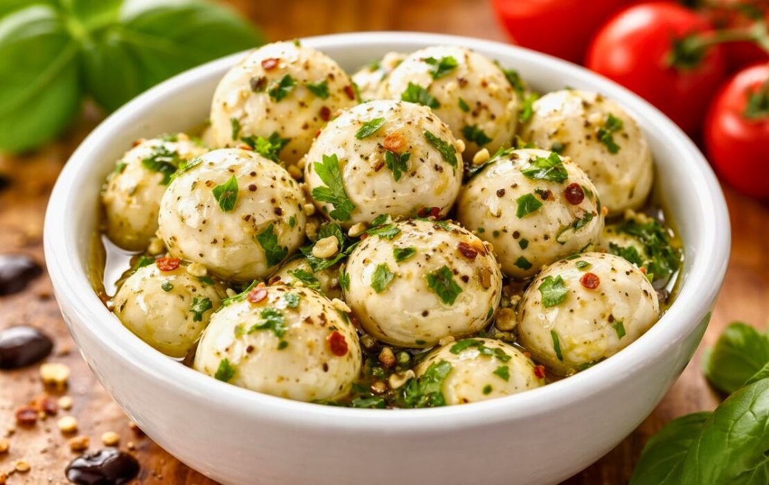 Pioneer Woman Marinated Mozzarella Balls Recipe