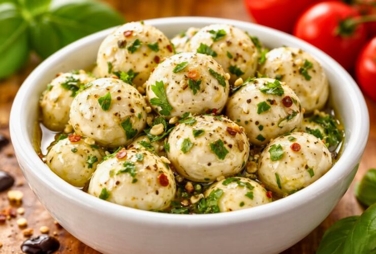 Pioneer Woman Marinated Mozzarella Balls Recipe