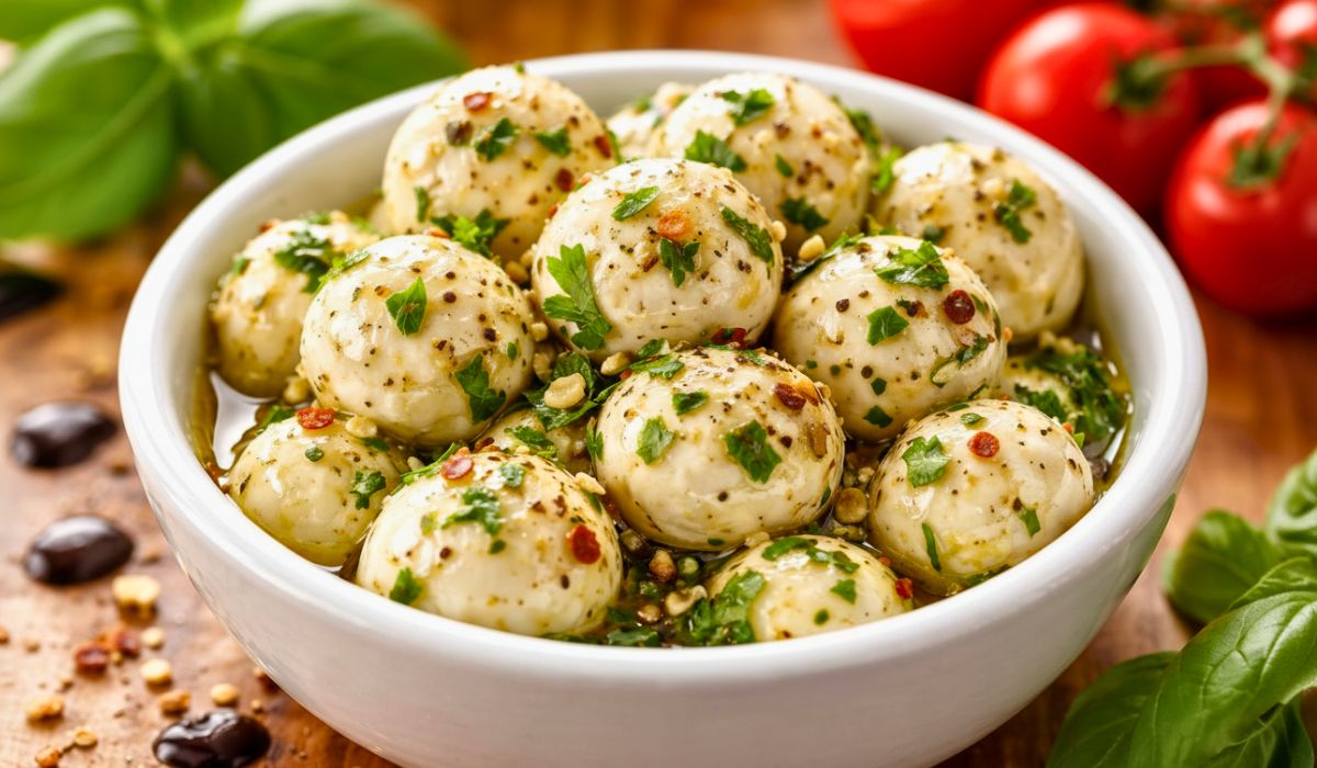 Pioneer Woman Marinated Mozzarella Balls Recipe