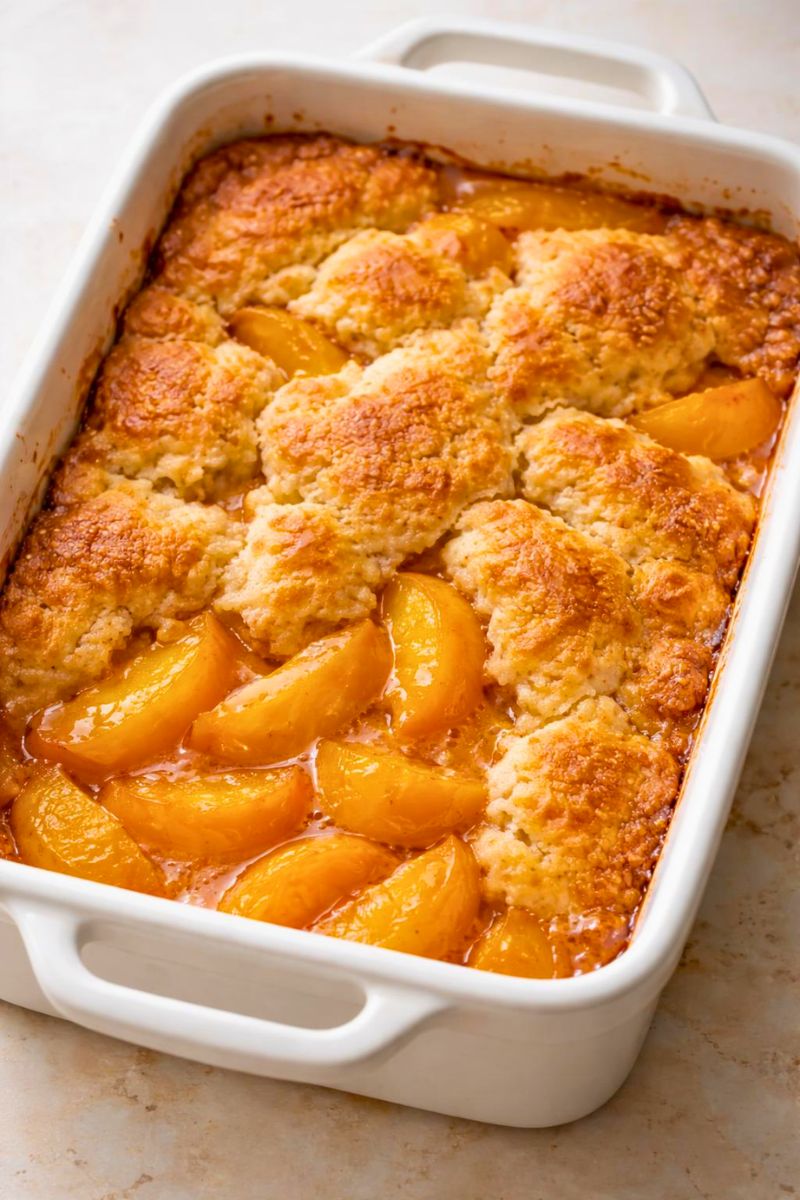 Pioneer Woman Peach Cobbler with Canned Peaches Recipe